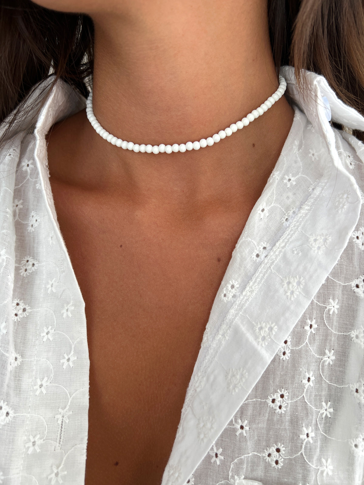 שרשרת צ'וקר חרוזים