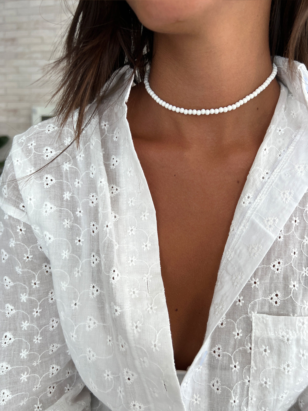 שרשרת צ'וקר חרוזים