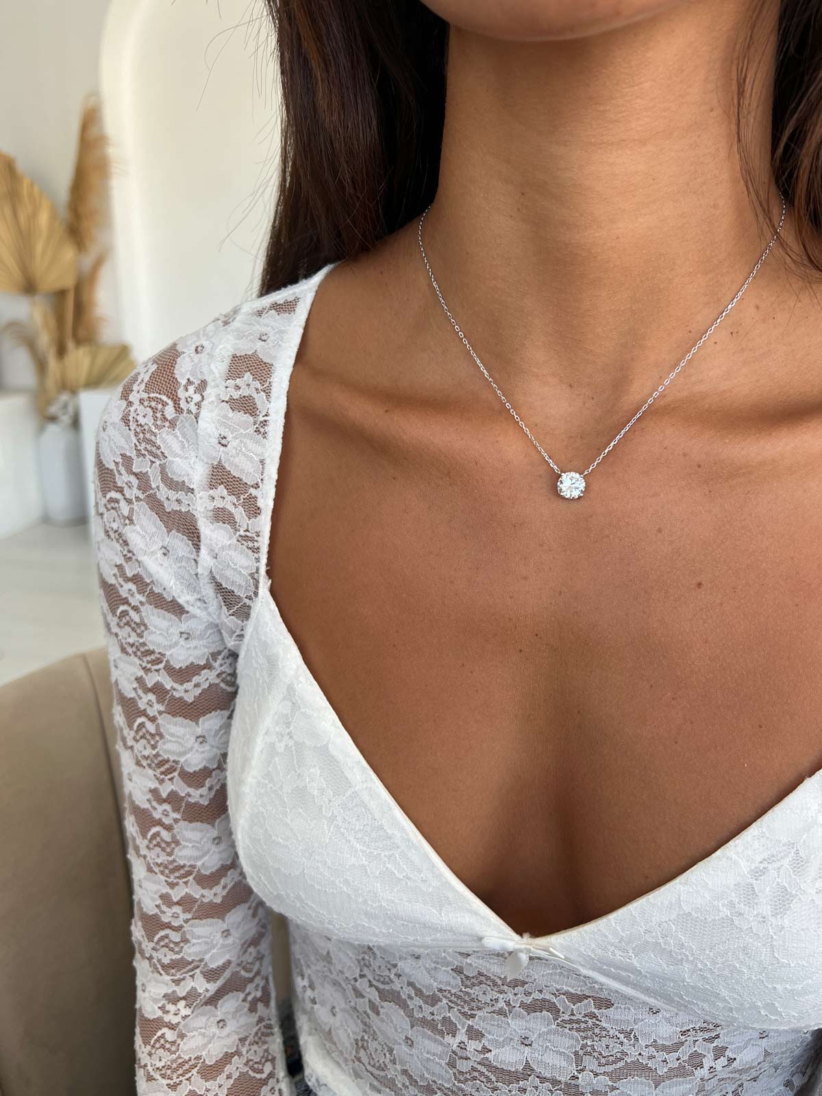 שרשרת סוליטר ענק