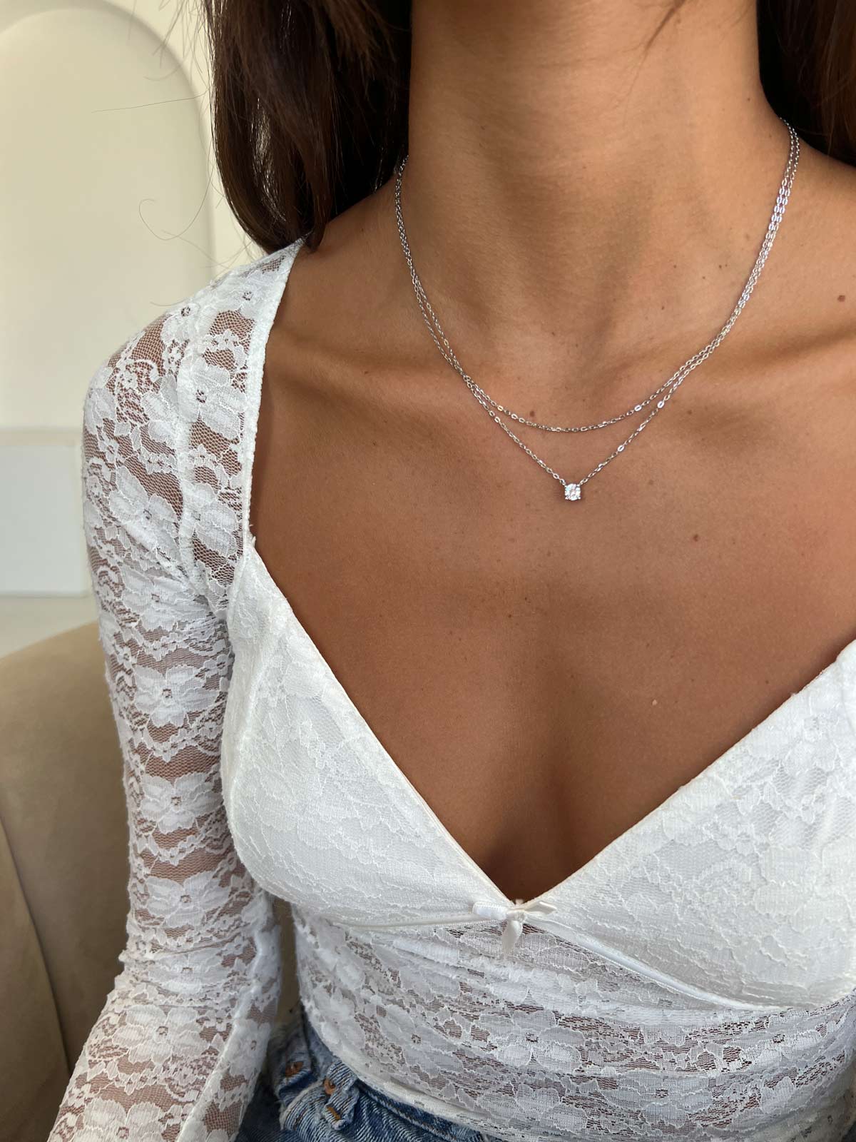 שרשרת כפולה סוליטר