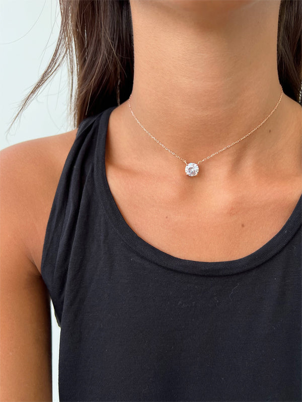 שרשרת סוליטר ענק