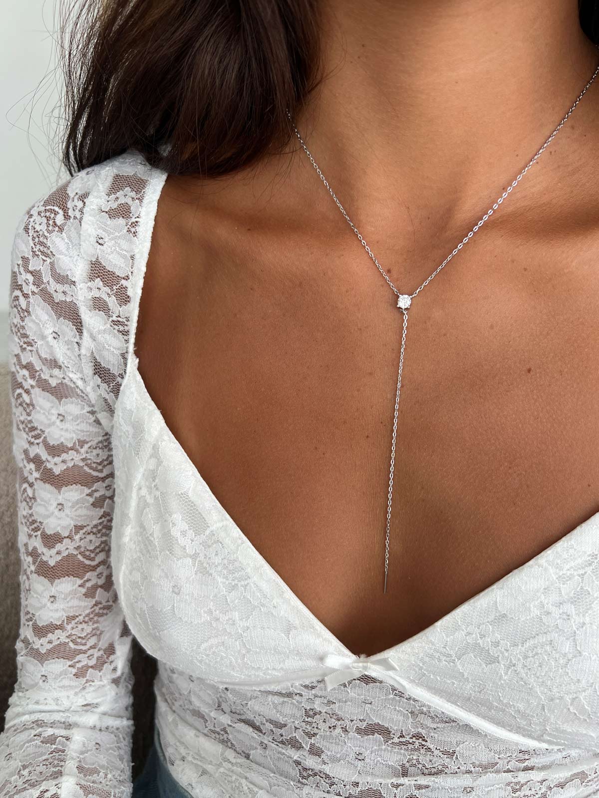 שרשרת עניבה סוליטר