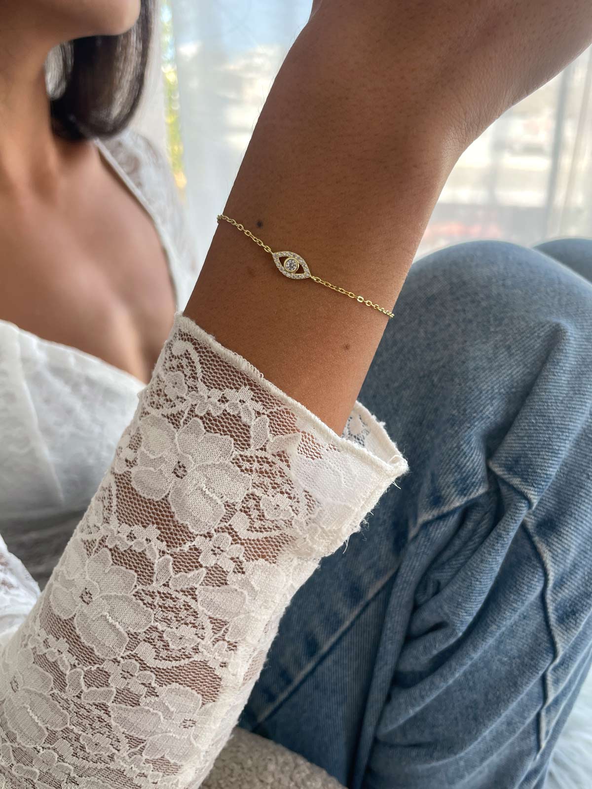 צמיד עין קטנה