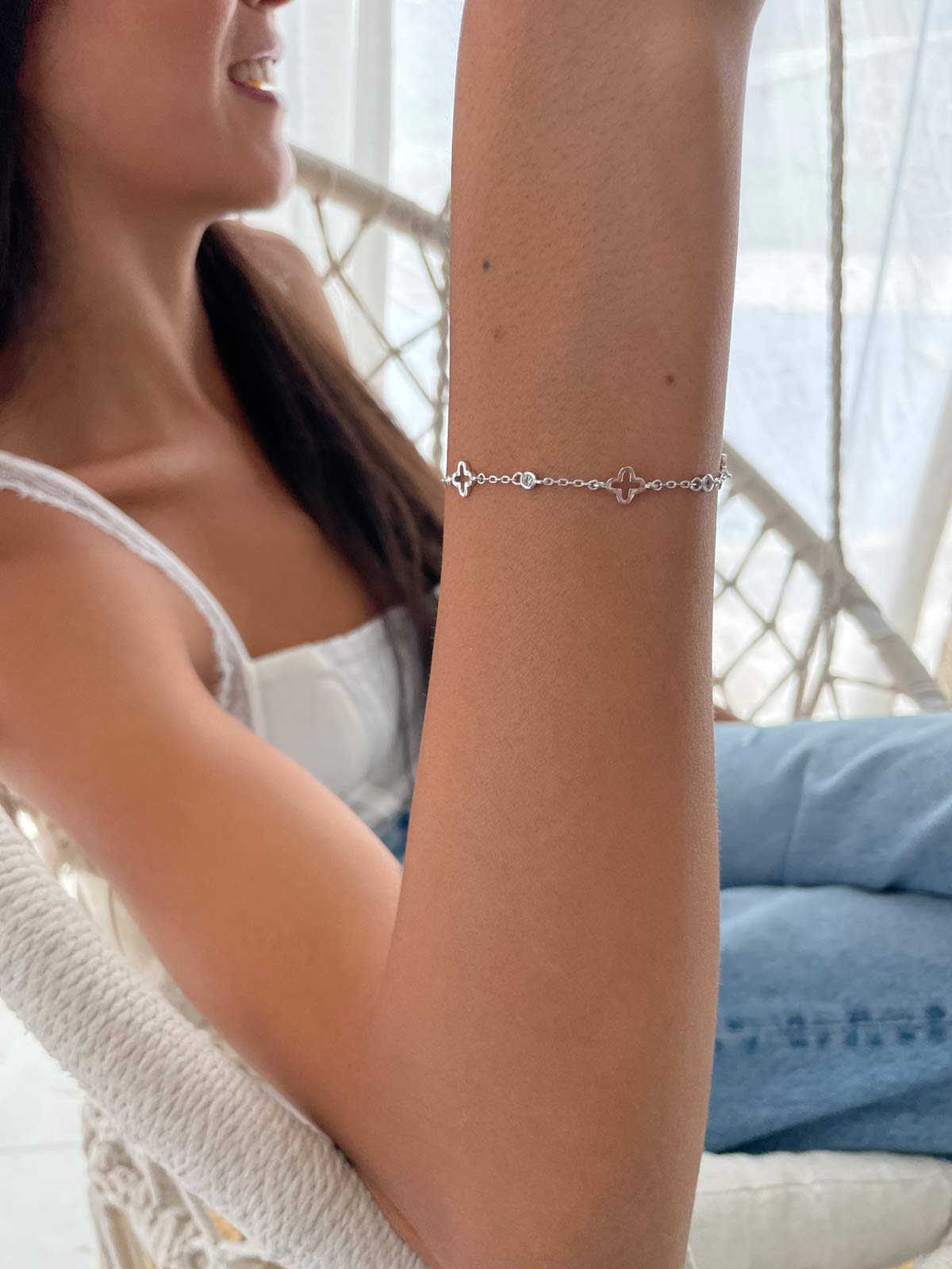 צמיד תלתנים וסוליטרים