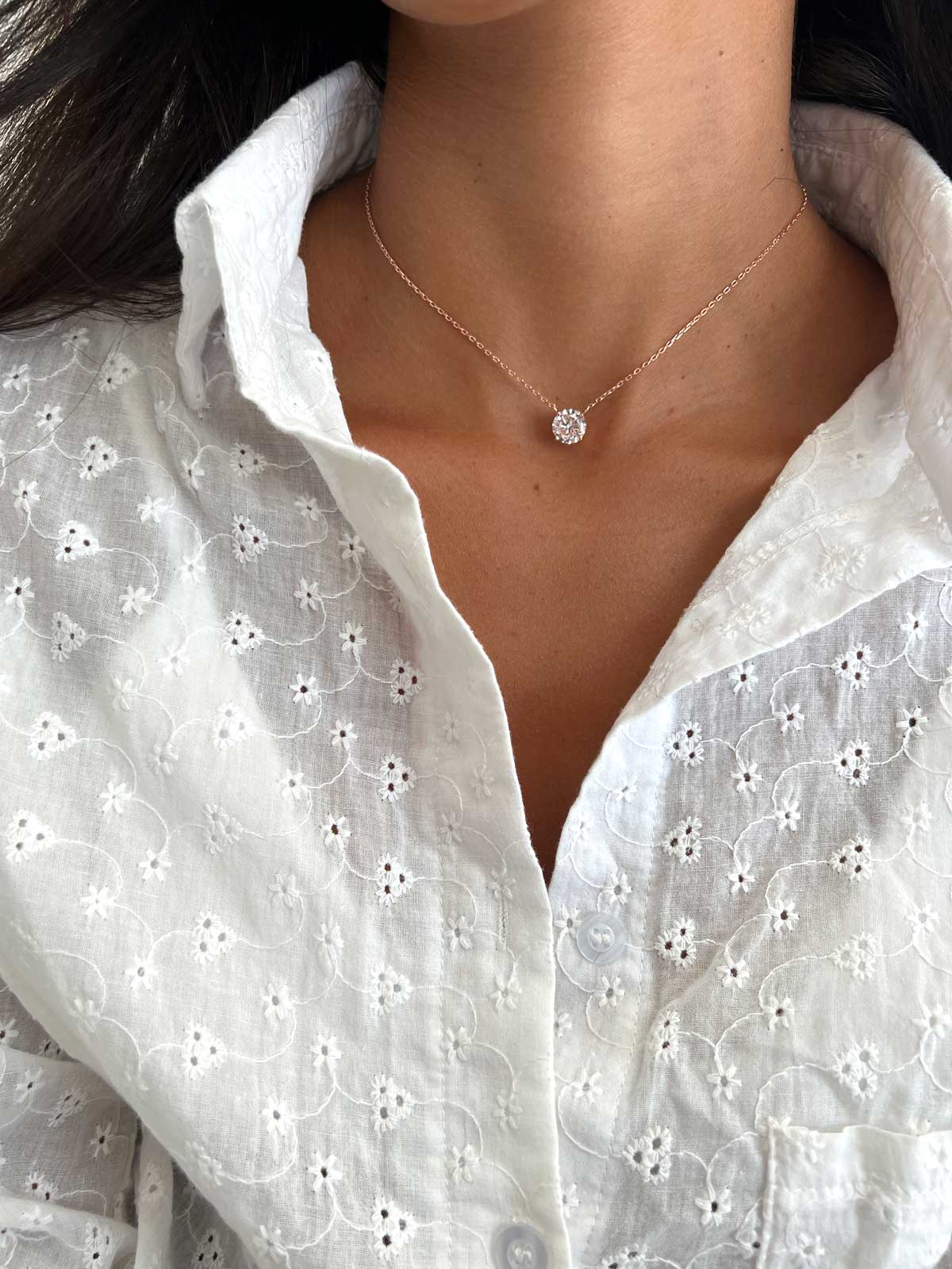 שרשרת סוליטר ענק