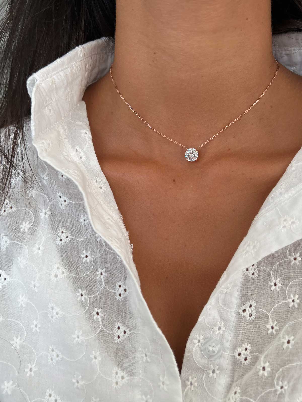 שרשרת סוליטר ענק