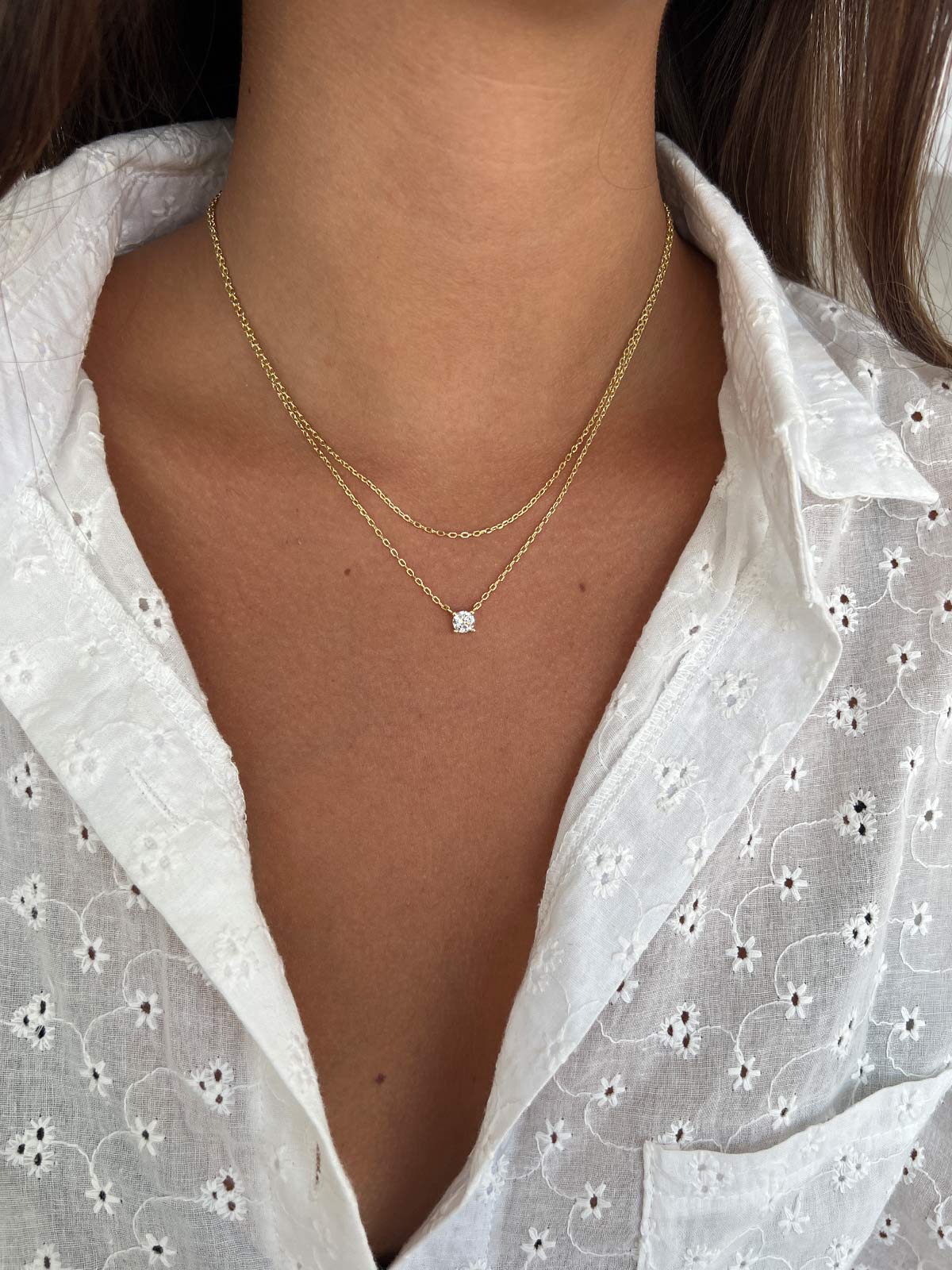 שרשרת כפולה סוליטר