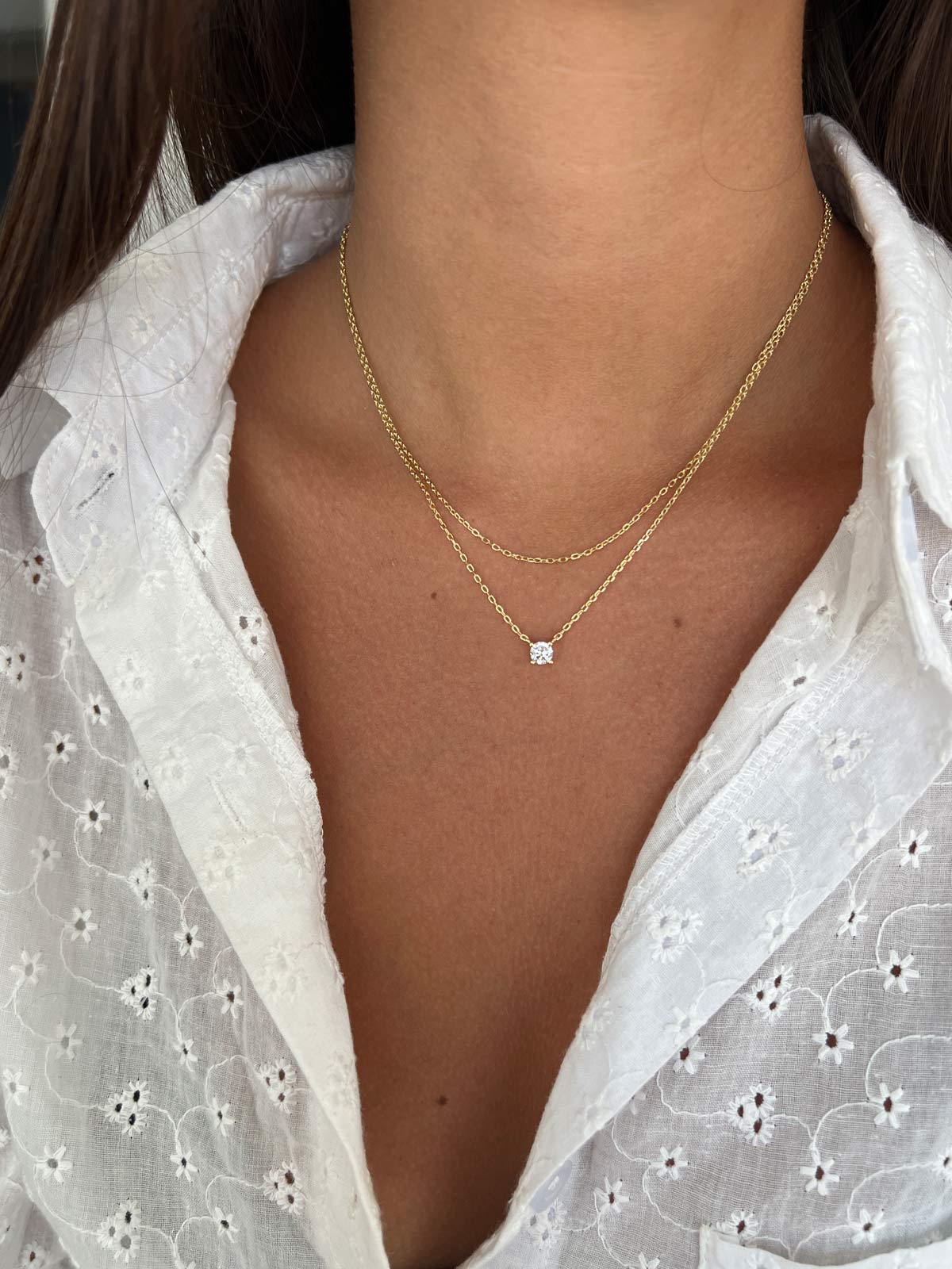 שרשרת כפולה סוליטר