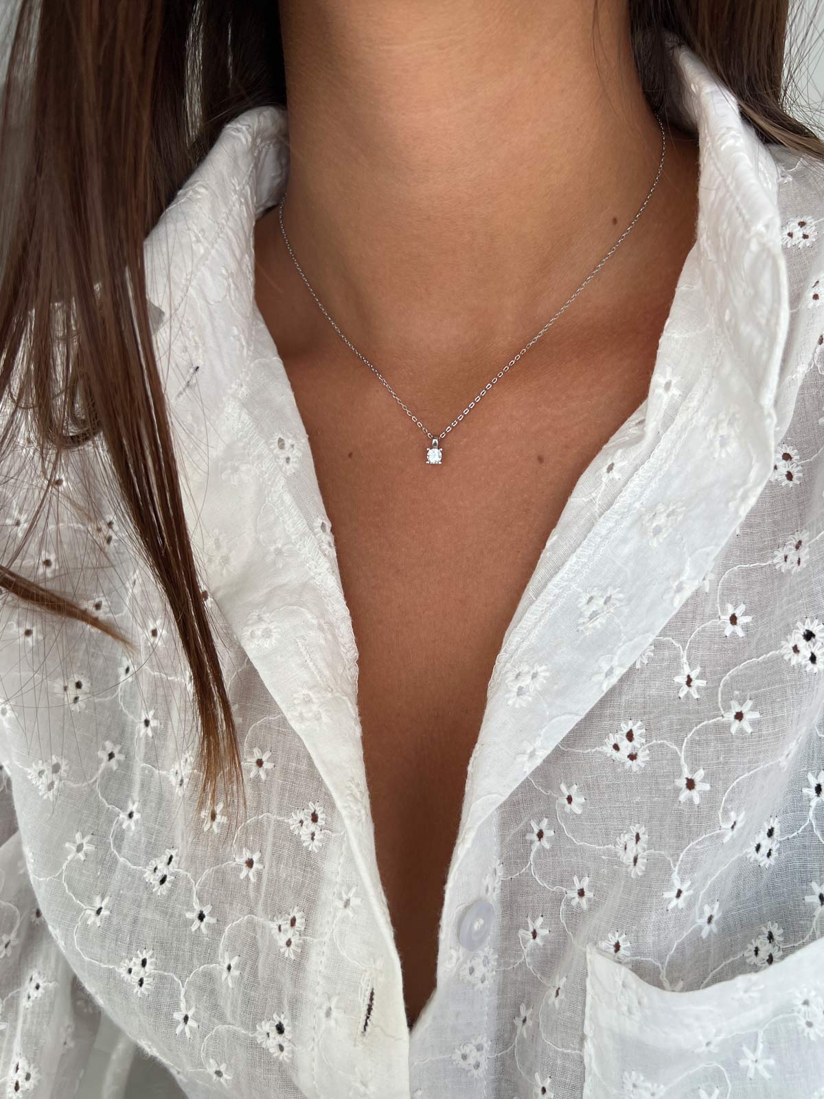 שרשרת קלאסית סוליטר קטן