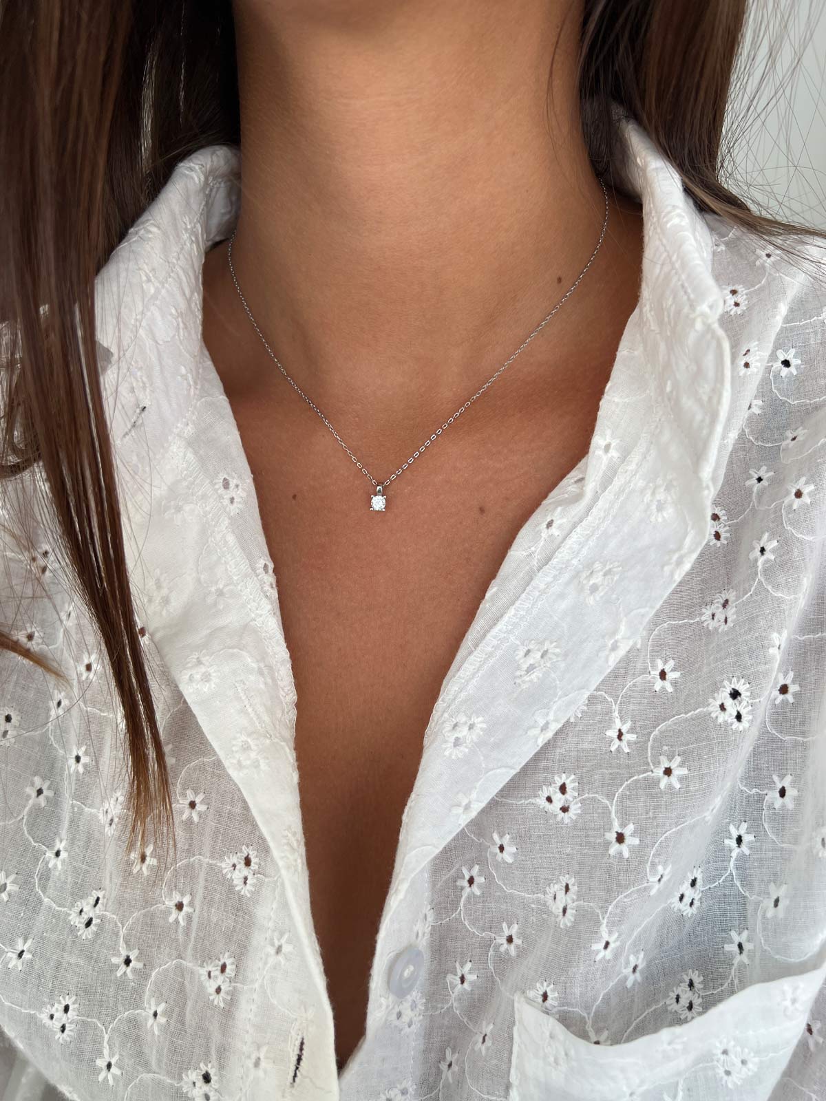 שרשרת קלאסית סוליטר קטן