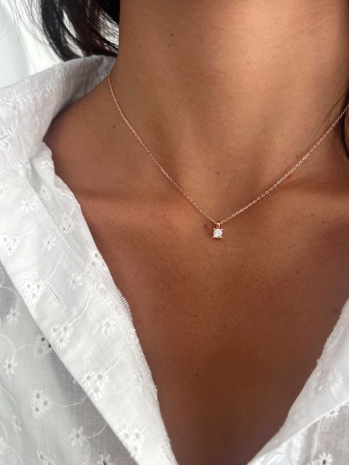 שרשרת קלאסית סוליטר קטן