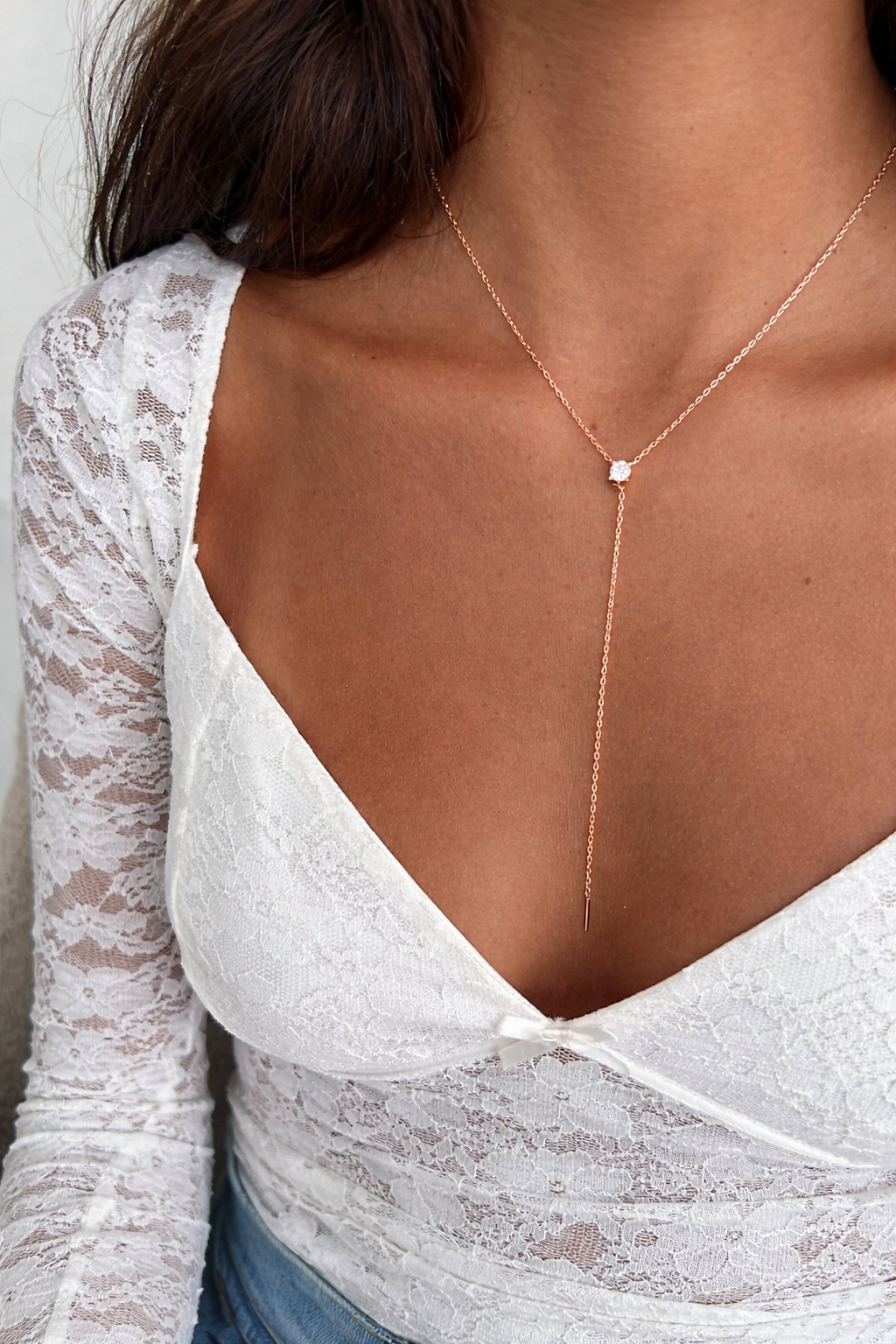 שרשרת עניבה סוליטר