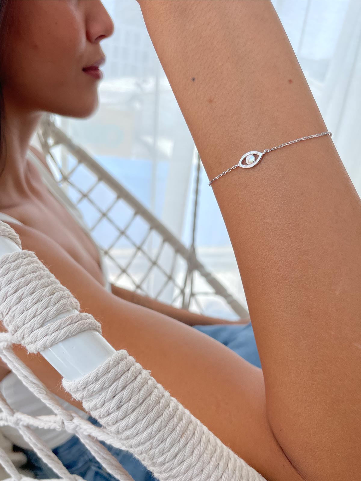 צמיד עדין עין חלקה