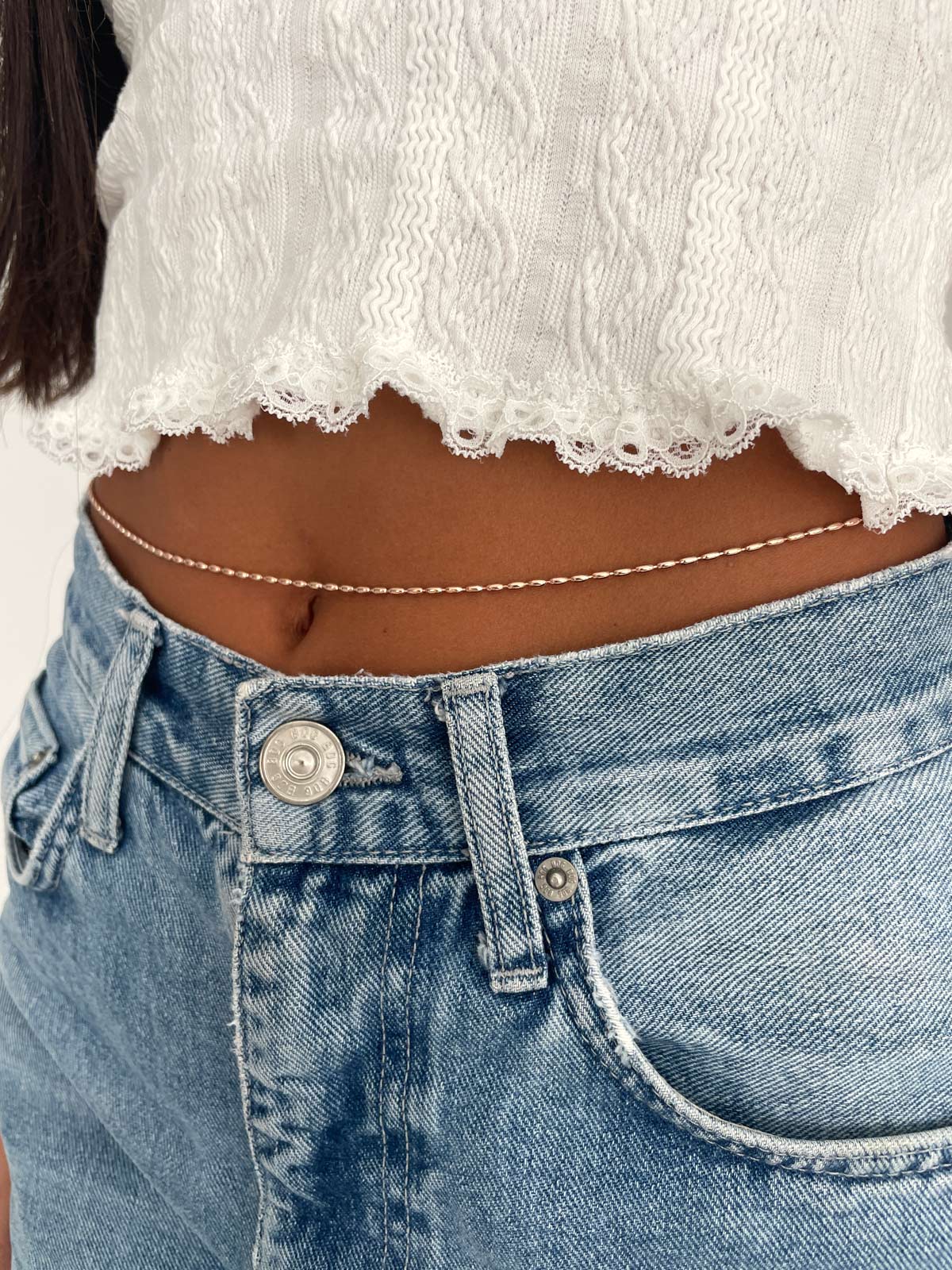 שרשרת חרוזים ארוכים ארוכה + בטן