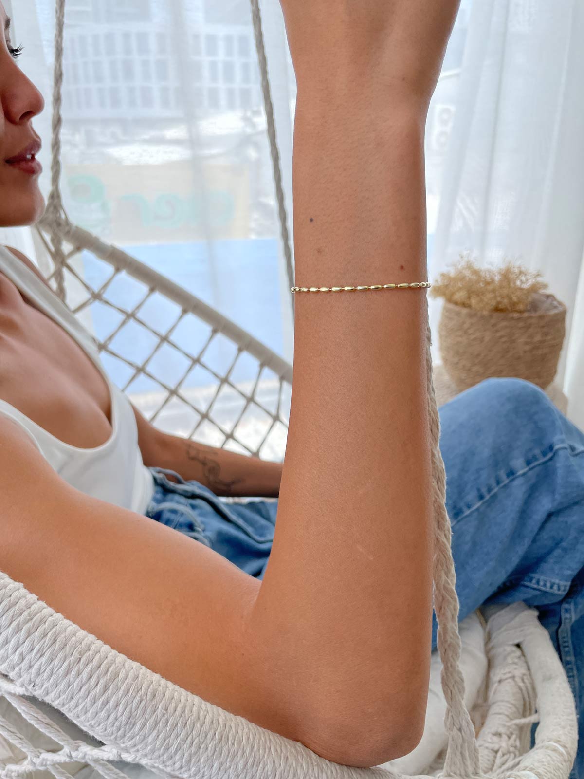 צמיד חרוזים ארוכים