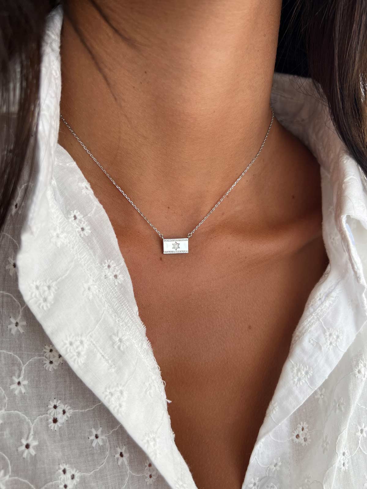 שרשרת צמודה דגל ישראל