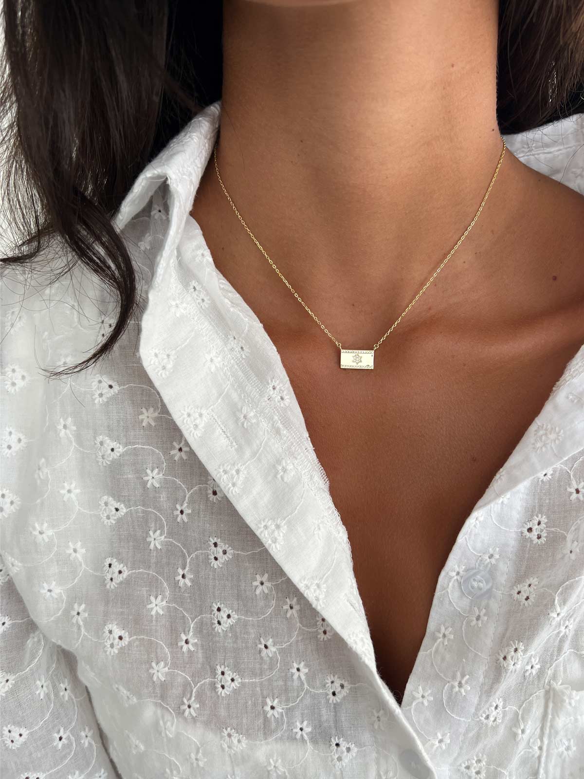 שרשרת צמודה דגל ישראל