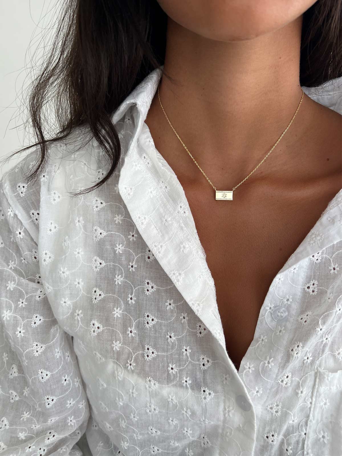 שרשרת צמודה דגל ישראל