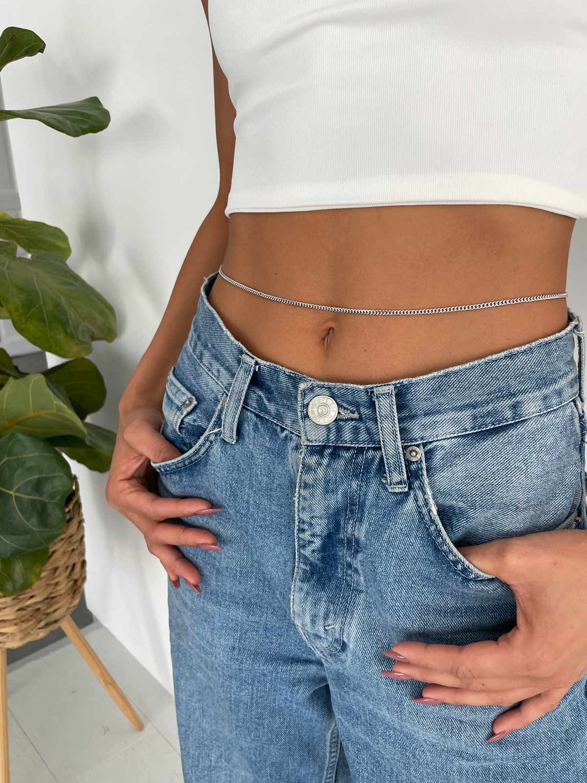 שרשרת חוליות ארוכה + בטן