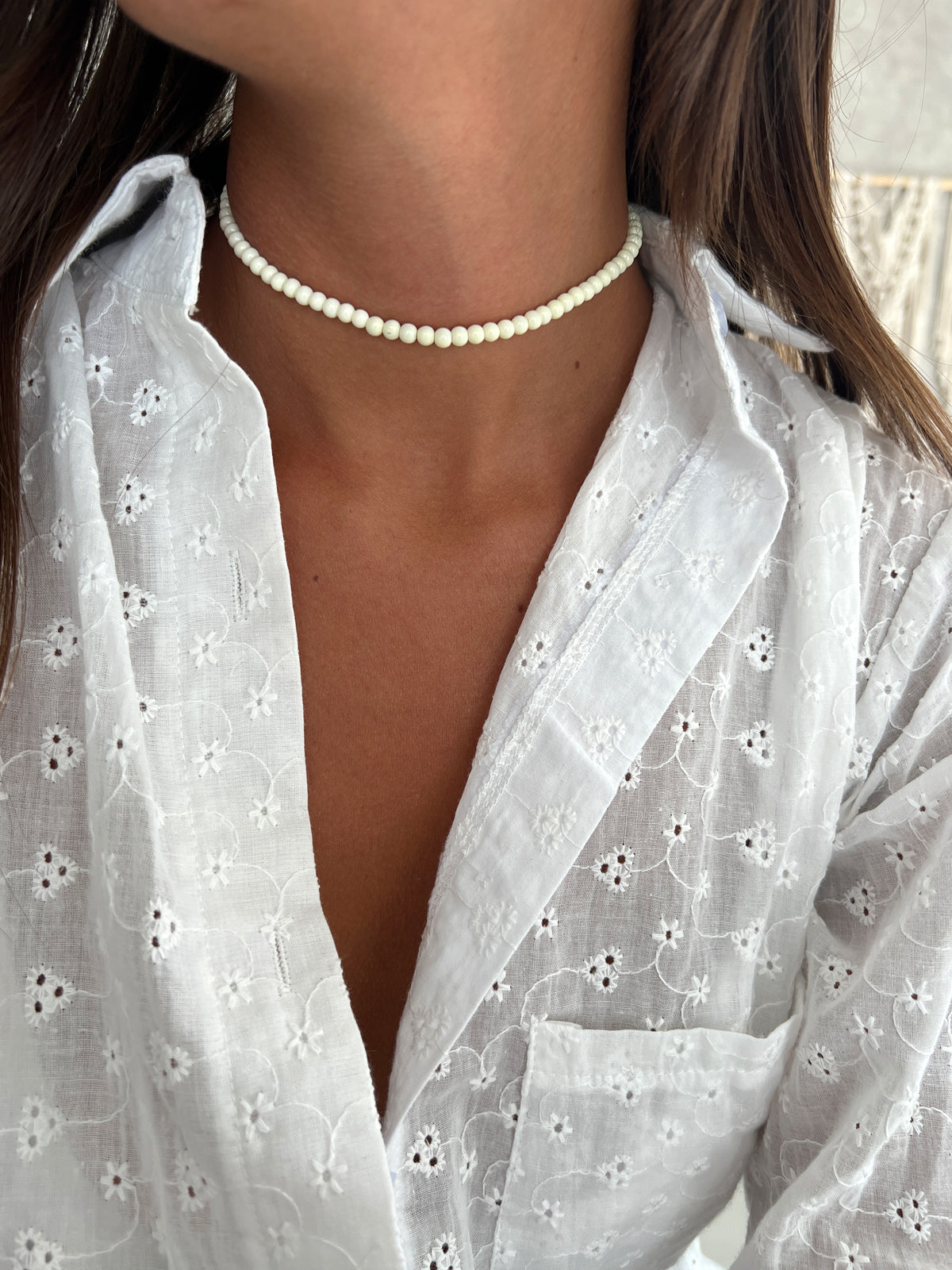 שרשרת צ'וקר חרוזים