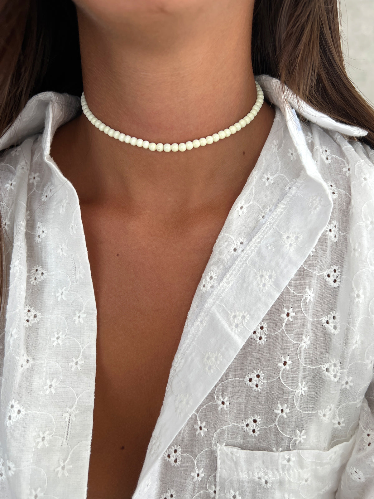 שרשרת צ'וקר חרוזים