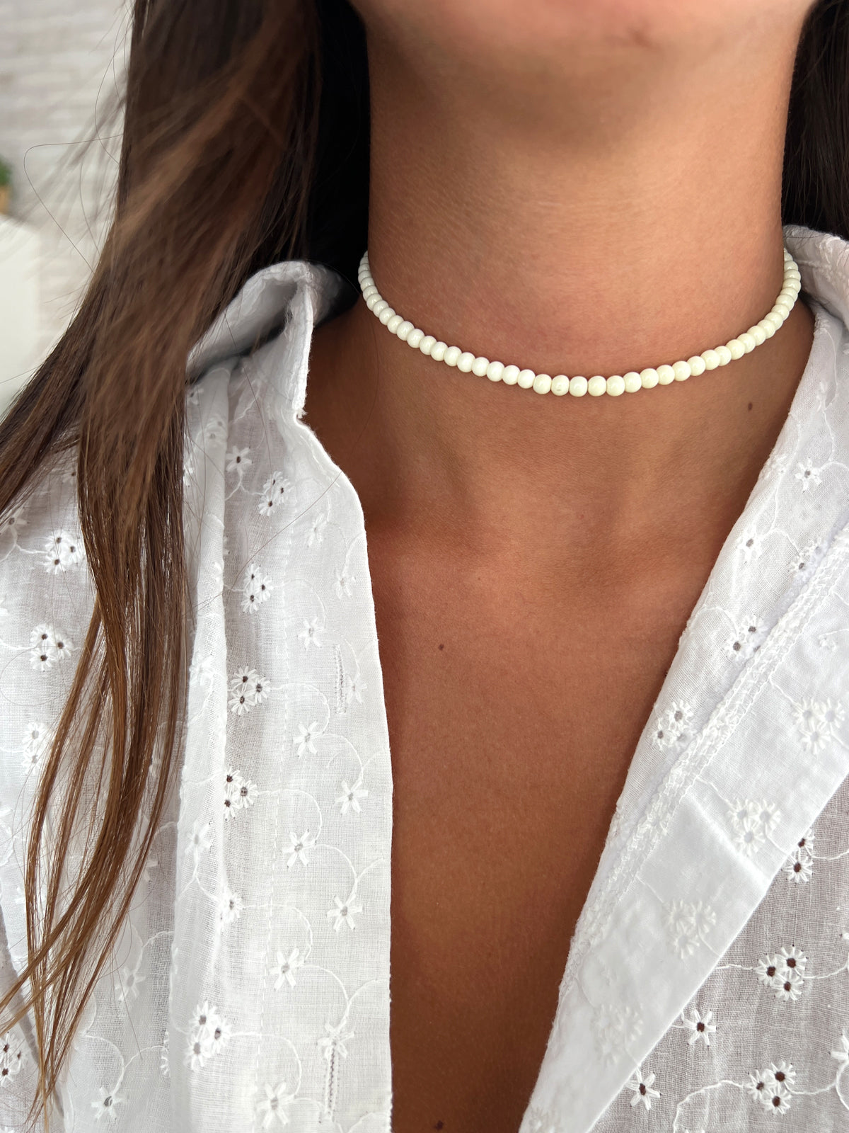 שרשרת צ'וקר חרוזים