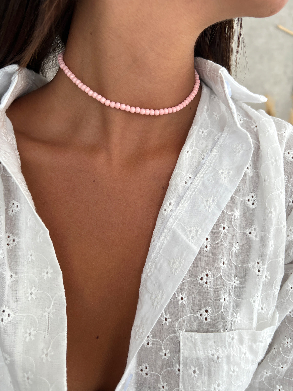 שרשרת צ'וקר חרוזים