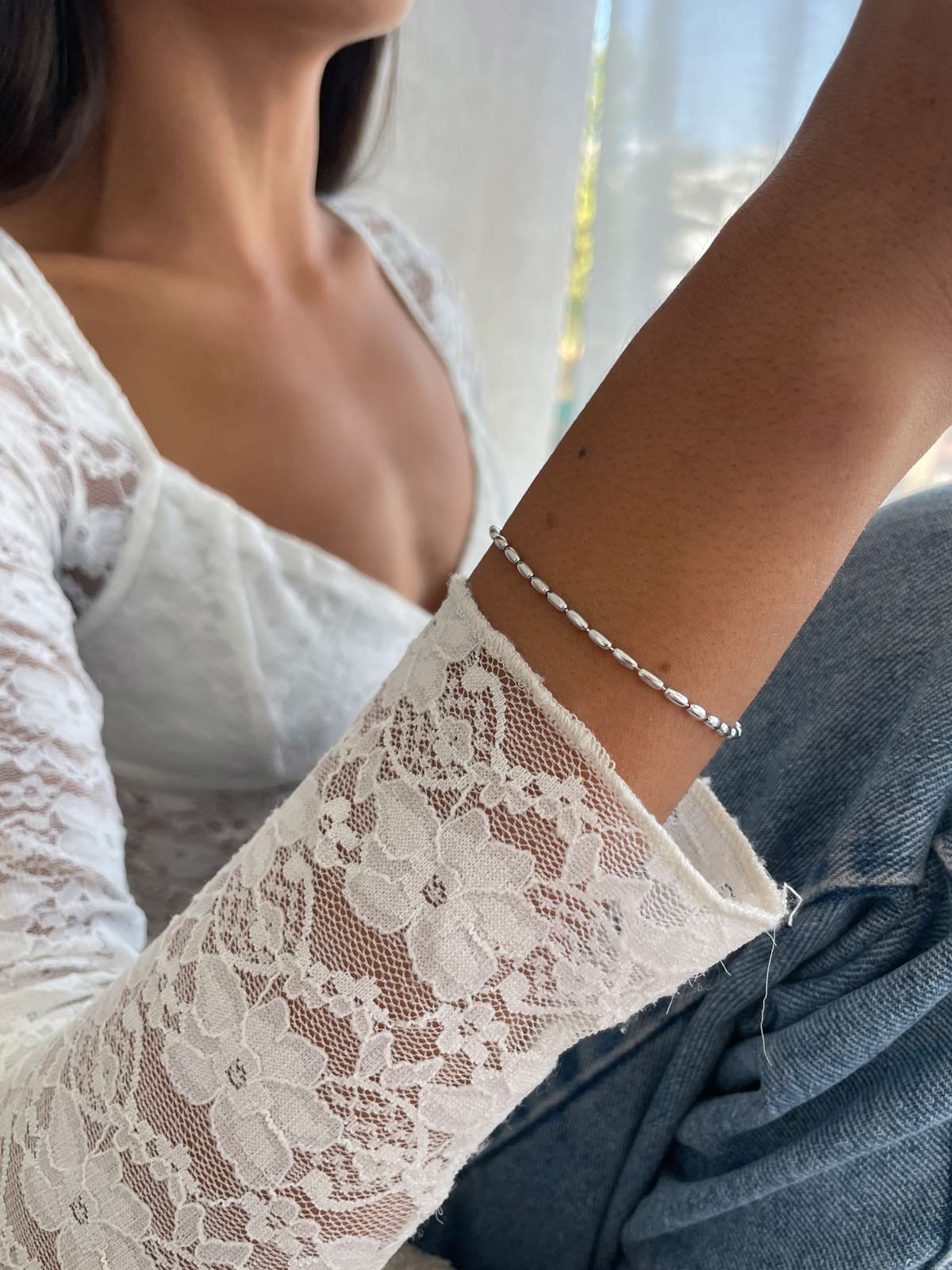 צמיד חרוזים ארוכים