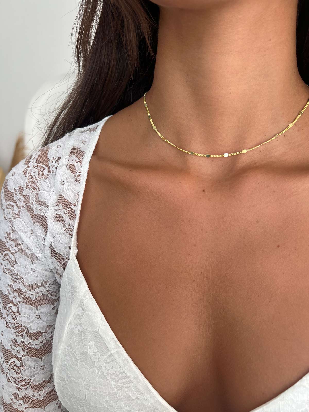 שרשרת צ'וקר חוליות ומעגלים עבים