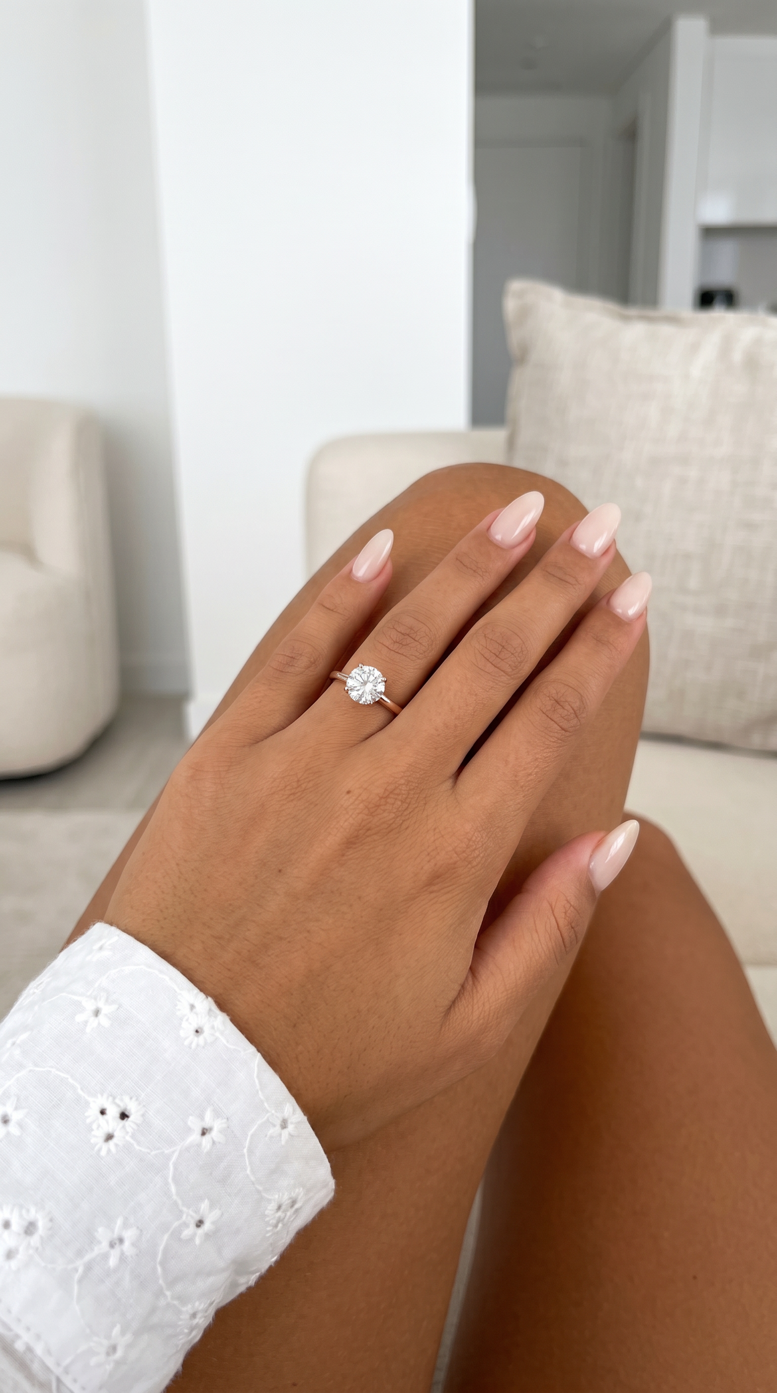 טבעת סוליטר גדול