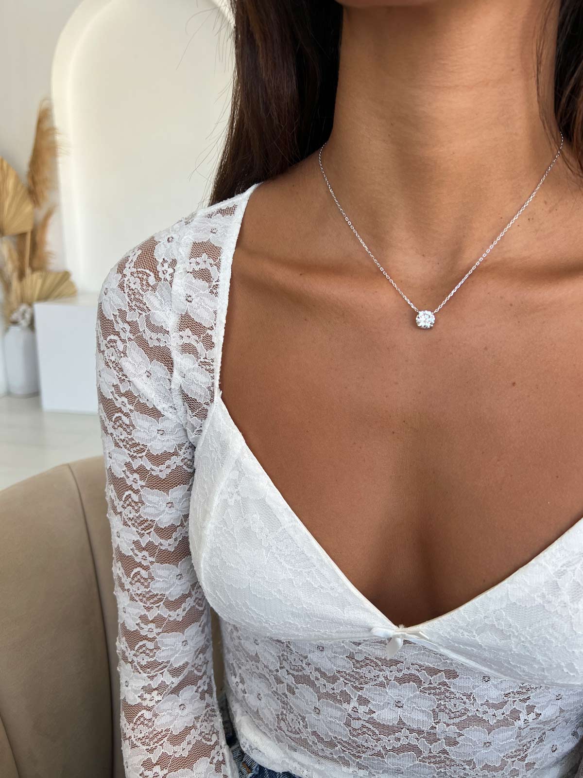 שרשרת סוליטר ענק