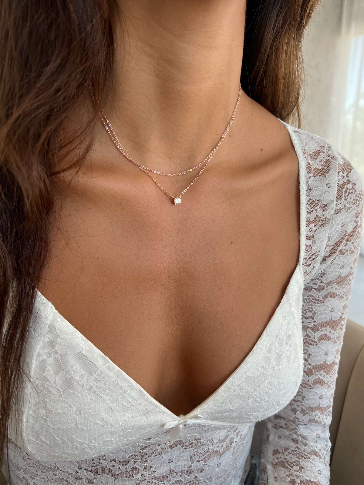 שרשרת כפולה סוליטר