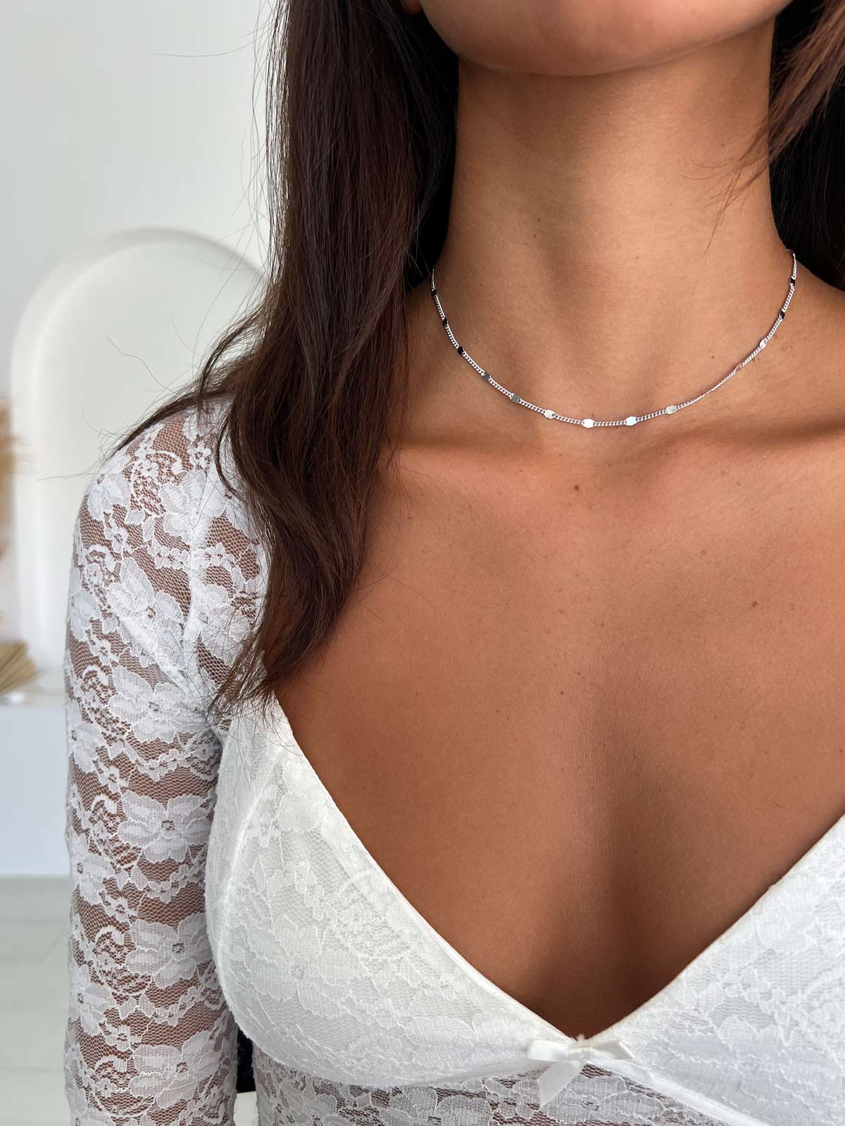 שרשרת צ'וקר חוליות ומעגלים עבים