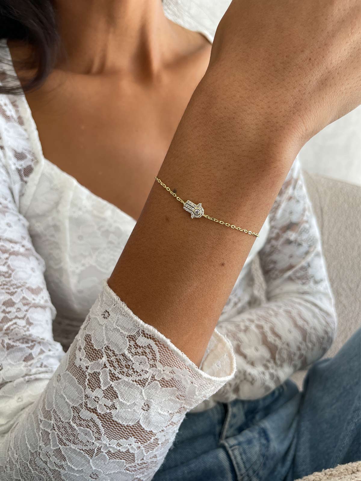 צמיד עדין חמסה